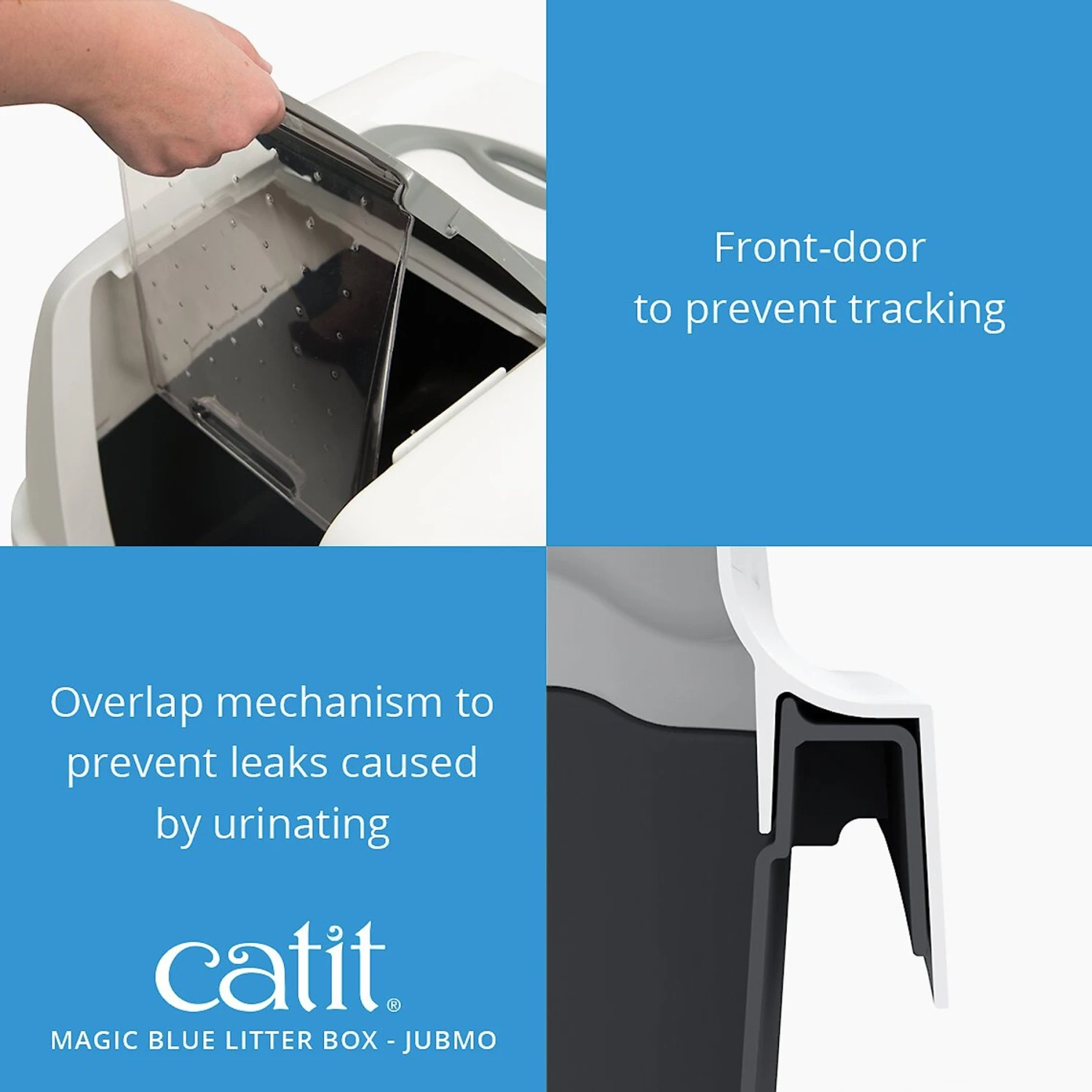 Catit Magic Blue Cat Litter Box 6 Catit Magic Blue Cat Litter Box - Image 4
