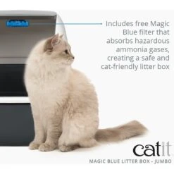 Catit Magic Blue Cat Litter Box 14 Catit Magic Blue Cat Litter Box -Pet Supplies Store 191588 PT4. AC SS1800 V1628094076