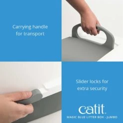 Catit Magic Blue Cat Litter Box 16 Catit Magic Blue Cat Litter Box -Pet Supplies Store 191588 PT6. AC SS1800 V1628094087