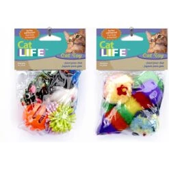 Penn-Plax Play-Fulls Multi-Pack Cat Toys, Color Varies