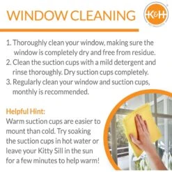 K&H Pet Products EZ Mount Cat Window Perch -Pet Supplies Store 199121 PT5. AC SS1800 V1695740297