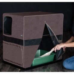 Pet Gear Prp Pawty Space Saver Cat Litter Box Enclosure -Pet Supplies Store 200702 PT3. AC SS1800 V1573165074
