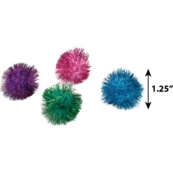 Turbo Glitter Pom Pom Ball Cat Toy, 4 Count 5 Turbo Glitter Pom Pom Ball Cat Toy, 4 Count -Pet Supplies Store 202164 PT1. AC SS1800 V1588696016