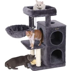 FEANDREA 32.7-in Faux Fleece Cat Tree & Condo 18 FEANDREA 32.7-in Faux Fleece Cat Tree & Condo -Pet Supplies Store 205244 PT7. AC SS1800 V1648065392
