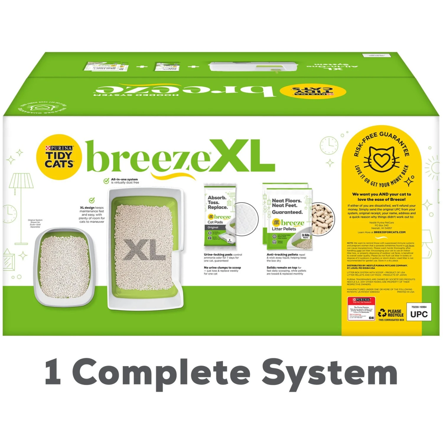 Tidy Cats Breeze X-Large Multi-Cat Starter Kit Litter Box, Litter Pallets & Pads 4 Tidy Cats Breeze X-Large Multi-Cat Starter Kit Litter Box, Litter Pallets & Pads - Image 2