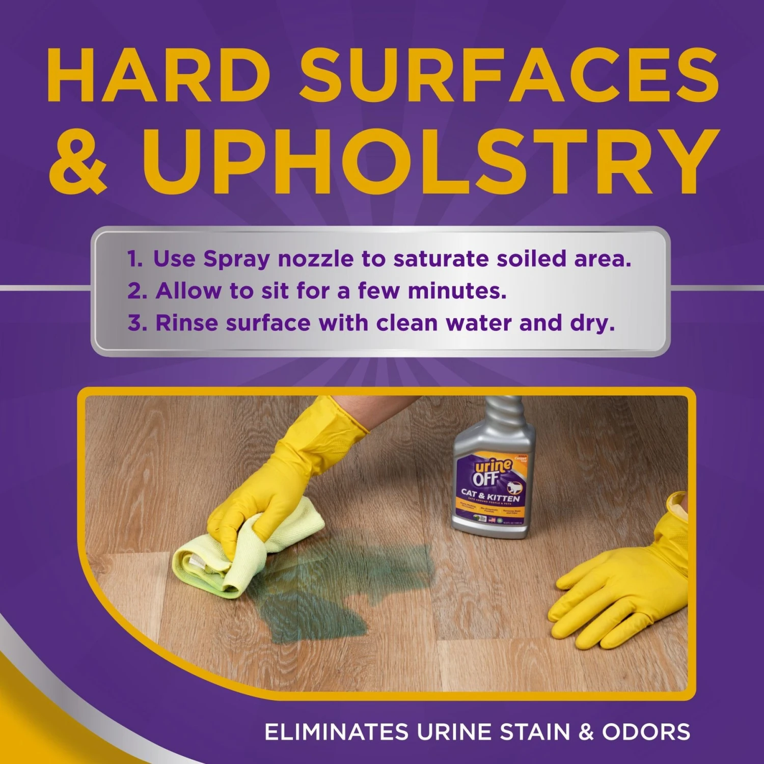 Urine Off Find It & Treat It Kit Stain & Odor Remover & Hi-Power LED Urine Finder 8 Urine Off Find It & Treat It Kit Stain & Odor Remover & Hi-Power LED Urine Finder - Image 6