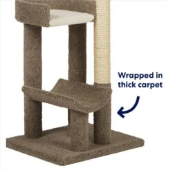 Frisco 69-in Real Carpet Wooden Cat Tree -Pet Supplies Store 208926 PT2. AC SS1800 V1667228667