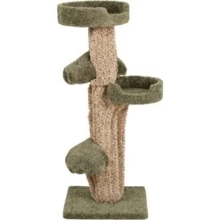 Frisco 49-in Tree-Shaped Real Carpet Wooden Cat Tree -Pet Supplies Store 208944 PT2. AC SS1800 V1647632784