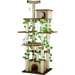 Go Pet Club 85-in Forest With Leaves Cat Tree, Beige/ Brown 8 Go Pet Club 85-in Forest With Leaves Cat Tree, Beige/ Brown -Pet Supplies Store 217158 PT2. AC SS1800 V1702056827