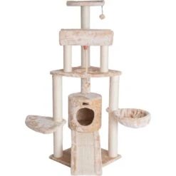 Armarkat 58-in Cat Tower & Ramp Cat Tree, Beige 16 Armarkat 58-in Cat Tower & Ramp Cat Tree, Beige -Pet Supplies Store 218997 PT5. AC SS1800 V1603326100