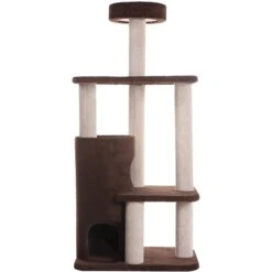 Armarkat 56-in Carpeted Condo Cat Tree, Brown 13 Armarkat 56-in Carpeted Condo Cat Tree, Brown -Pet Supplies Store 219018 PT2. AC SS1800 V1603303587