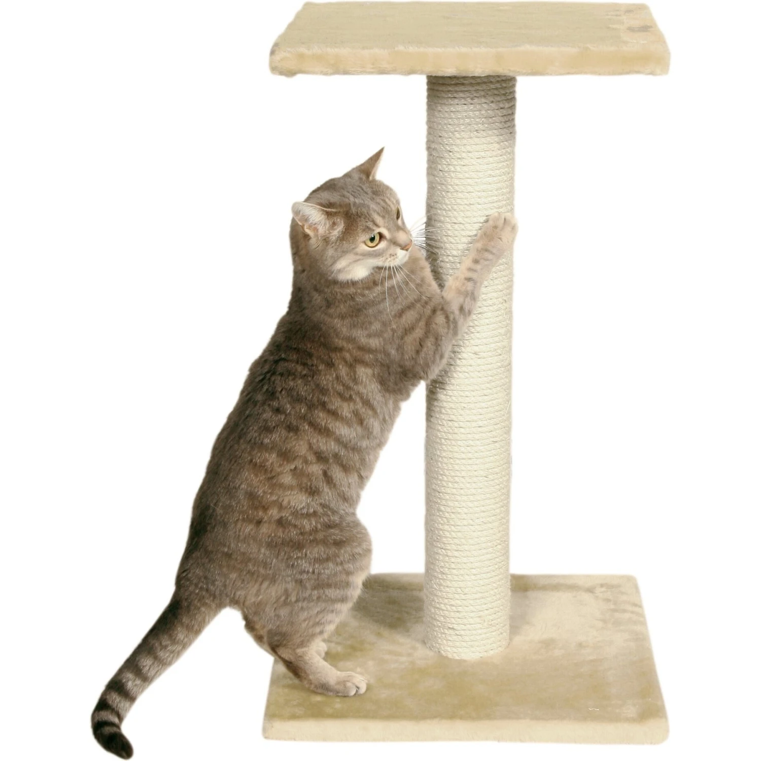 TRIXIE Espejo 27.2-in Fleece Cat Scratching Post 4 TRIXIE Espejo 27.2-in Fleece Cat Scratching Post - Image 2