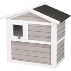 TRIXIE Natura Insulated Cat House With Ramp 13 TRIXIE Natura Insulated Cat House With Ramp -Pet Supplies Store 221656 pt3. AC SS1800 V1582055312