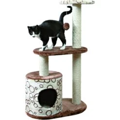 TRIXIE Casta 37.5-in Plush Cat Tower