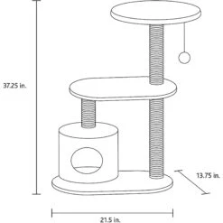 TRIXIE Casta 37.5-in Plush Cat Tower 7 TRIXIE Casta 37.5-in Plush Cat Tower -Pet Supplies Store 221705 pt2. AC SS1800 V1582061583