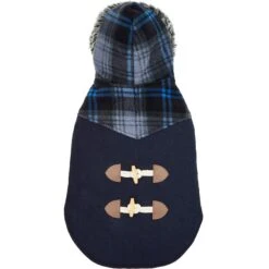 Frisco Plaid Hooded Insulated Dog & Cat Peacoat -Pet Supplies Store 223874 PT5. AC SS1800 V1599160901