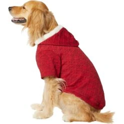 Frisco Textured Knit Dog & Cat Hoodie 12 Frisco Textured Knit Dog & Cat Hoodie -Pet Supplies Store 224233 PT2. AC SS1800 V1637685691