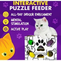Cat Amazing Sliders Interactive Treat Maze & Puzzle Cat Toy 13 Cat Amazing Sliders Interactive Treat Maze & Puzzle Cat Toy -Pet Supplies Store 225050 PT5. AC SS1800 V1583528885