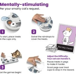 Nina Ottosson By Outward Hound Rainy Day Puzzle & Play Cat Toy -Pet Supplies Store 227102 PT5. AC SS1800 V1636519621