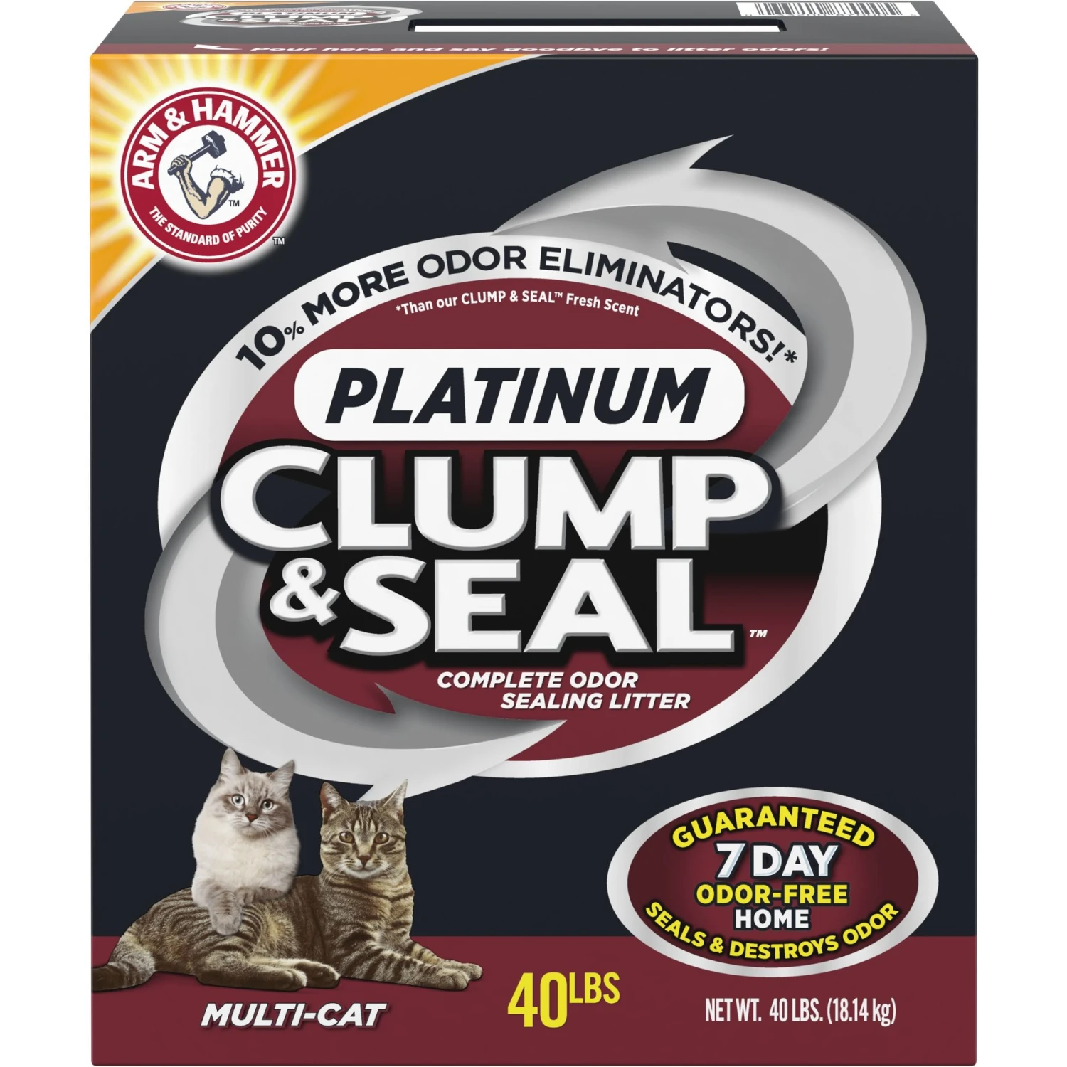 Arm & Hammer Litter Platinum Clump & Seal Cat Litter 3 Arm & Hammer Litter Platinum Clump & Seal Cat Litter