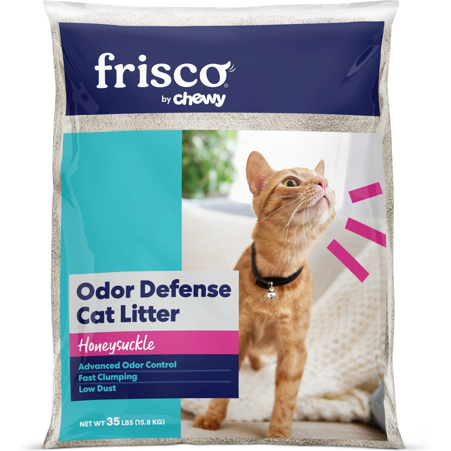 Frisco Odor Defense Honeysuckle Scented Clumping Clay Cat Litter 3 Frisco Odor Defense Honeysuckle Scented Clumping Clay Cat Litter