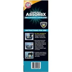 Arm & Hammer Litter Clump & Seal AbsorbX Absorbing Unscented Multi-Cat Cat Litter 15 Arm & Hammer Litter Clump & Seal AbsorbX Absorbing Unscented Multi-Cat Cat Litter -Pet Supplies Store 232642 PT4. AC SS1800 V1615935413