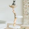 Mau Lifestyle Uni 41-in Faux Fur Basket Bed Cat Tree -Pet Supplies Store 235558 MAIN. AC SS1800 V1632783683