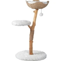 Mau Lifestyle Uni 41-in Faux Fur Basket Bed Cat Tree -Pet Supplies Store 235558 PT8. AC SS1800 V1632782483