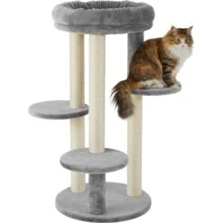 Frisco 41-in Faux Fur Cat Tree 10 Frisco 41-in Faux Fur Cat Tree -Pet Supplies Store 236538 PT2. AC SS1800 V1615987393