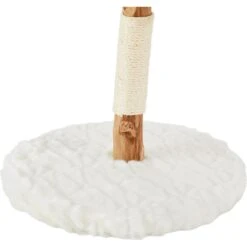 Frisco Natural Wood Modern Cat Tree With Toy, Ivory, Small -Pet Supplies Store 236559 PT5. AC SS1800 V1615988836