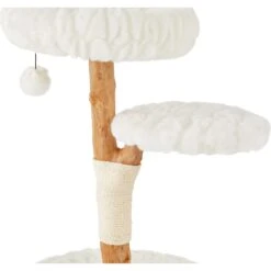 Frisco Natural Wood Modern Cat Tree With Toy, Ivory, Medium 12 Frisco Natural Wood Modern Cat Tree With Toy, Ivory, Medium -Pet Supplies Store 236561 PT4. AC SS1800 V1615987366