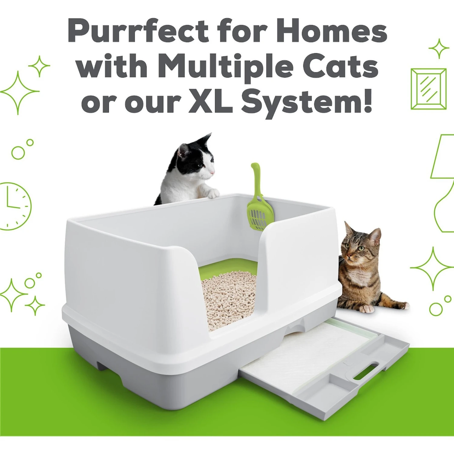 Tidy Cats Breeze Enhanced Active Clean Scent Litter Pellets & Multi-Cat Pads Bundle Pack 11 Tidy Cats Breeze Enhanced Active Clean Scent Litter Pellets & Multi-Cat Pads Bundle Pack - Image 9