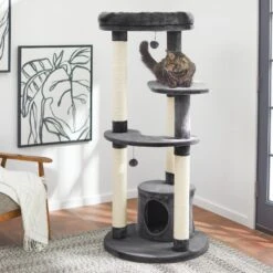 Frisco Heavy Duty Faux Fur Cat Tree & Condo