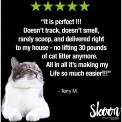 Skoon Unscented Non-Clumping Cat Litter, 8-lb Bag -Pet Supplies Store 239881 PT4. AC SS1800 V1612368429