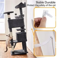 Yaheetech 57-in Plush Cat Tree & Condo 17 Yaheetech 57-in Plush Cat Tree & Condo -Pet Supplies Store 242612 PT7. AC SS1800 V1680631081