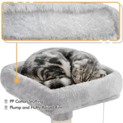 Yaheetech 60.5-in Plush Cat Tree & Condo -Pet Supplies Store 242622 PT5. AC SS1800 V1686153681