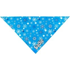 Frisco Blue Snowflakes Personalized Dog & Cat Bandana 13 Frisco Blue Snowflakes Personalized Dog & Cat Bandana -Pet Supplies Store 242803 PT3. AC SS1800 V1618507971