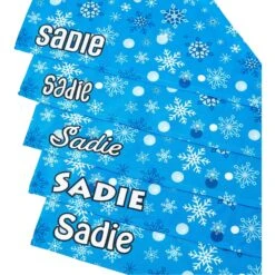 Frisco Blue Snowflakes Personalized Dog & Cat Bandana 14 Frisco Blue Snowflakes Personalized Dog & Cat Bandana -Pet Supplies Store 242803 PT4. AC SS1800 V1618511514