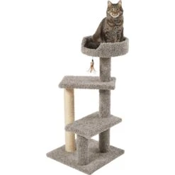 Frisco 41.5-in Real Carpet Wooden Cat Tree 10 Frisco 41.5-in Real Carpet Wooden Cat Tree -Pet Supplies Store 244527 PT2. AC SS1800 V1603328533