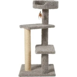 Frisco 41.5-in Real Carpet Wooden Cat Tree 11 Frisco 41.5-in Real Carpet Wooden Cat Tree -Pet Supplies Store 244527 PT3. AC SS1800 V1603202563
