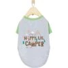 Frisco Happy Lil' Camper Dog & Cat T-Shirt -Pet Supplies Store 248789 MAIN. AC SS1800 V1673304393