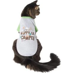 Frisco Happy Lil' Camper Dog & Cat T-Shirt 10 Frisco Happy Lil' Camper Dog & Cat T-Shirt -Pet Supplies Store 248789 PT2. AC SS1800 V1644959832