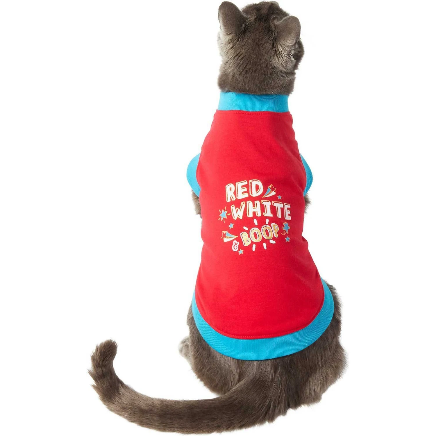 Frisco Red, White & Boop Dog & Cat T-Shirt 5 Frisco Red, White & Boop Dog & Cat T-Shirt - Image 3