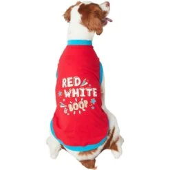Frisco Red, White & Boop Dog & Cat T-Shirt 12 Frisco Red, White & Boop Dog & Cat T-Shirt -Pet Supplies Store 249242 PT3. AC SS1800 V1624598568