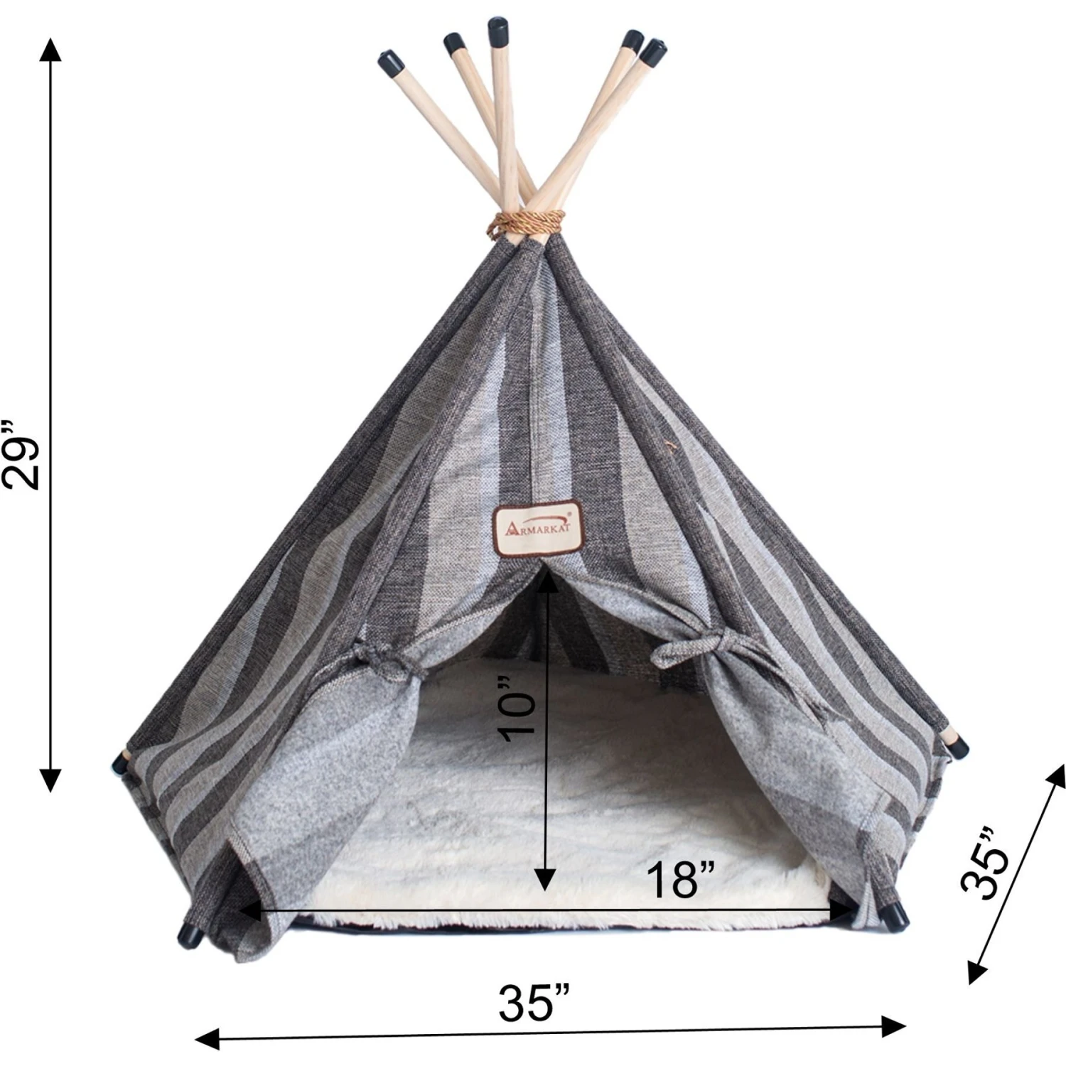 Armarkat Teepee Style Cat Bed 7 Armarkat Teepee Style Cat Bed - Image 5