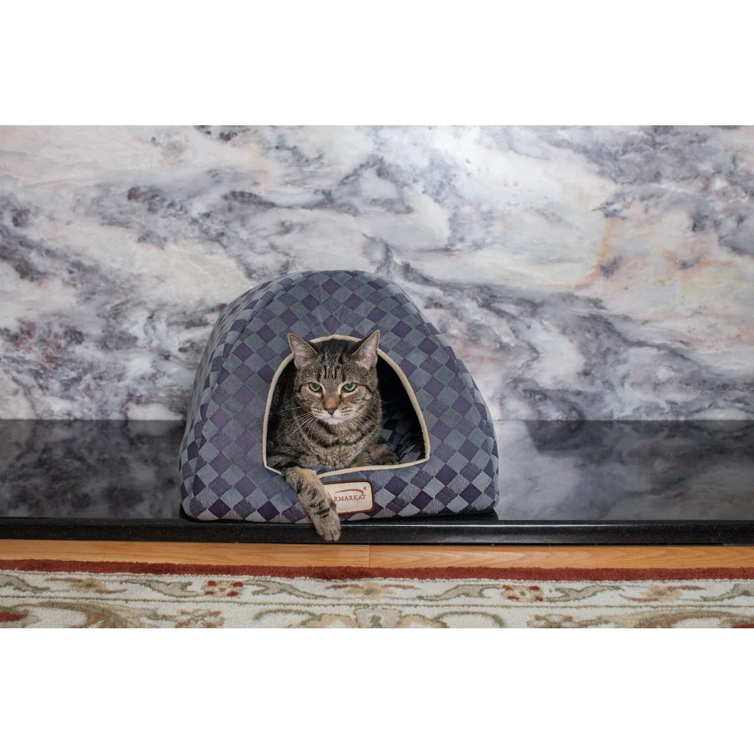 Armarkat Combo Checkered Pattern Cat Bed 7 Armarkat Combo Checkered Pattern Cat Bed - Image 5