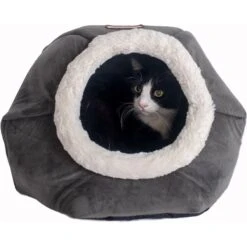 Armarkat Gray Velvet Cat Bed 14 Armarkat Gray Velvet Cat Bed -Pet Supplies Store 251459 PT3. AC SS1800 V1695327589