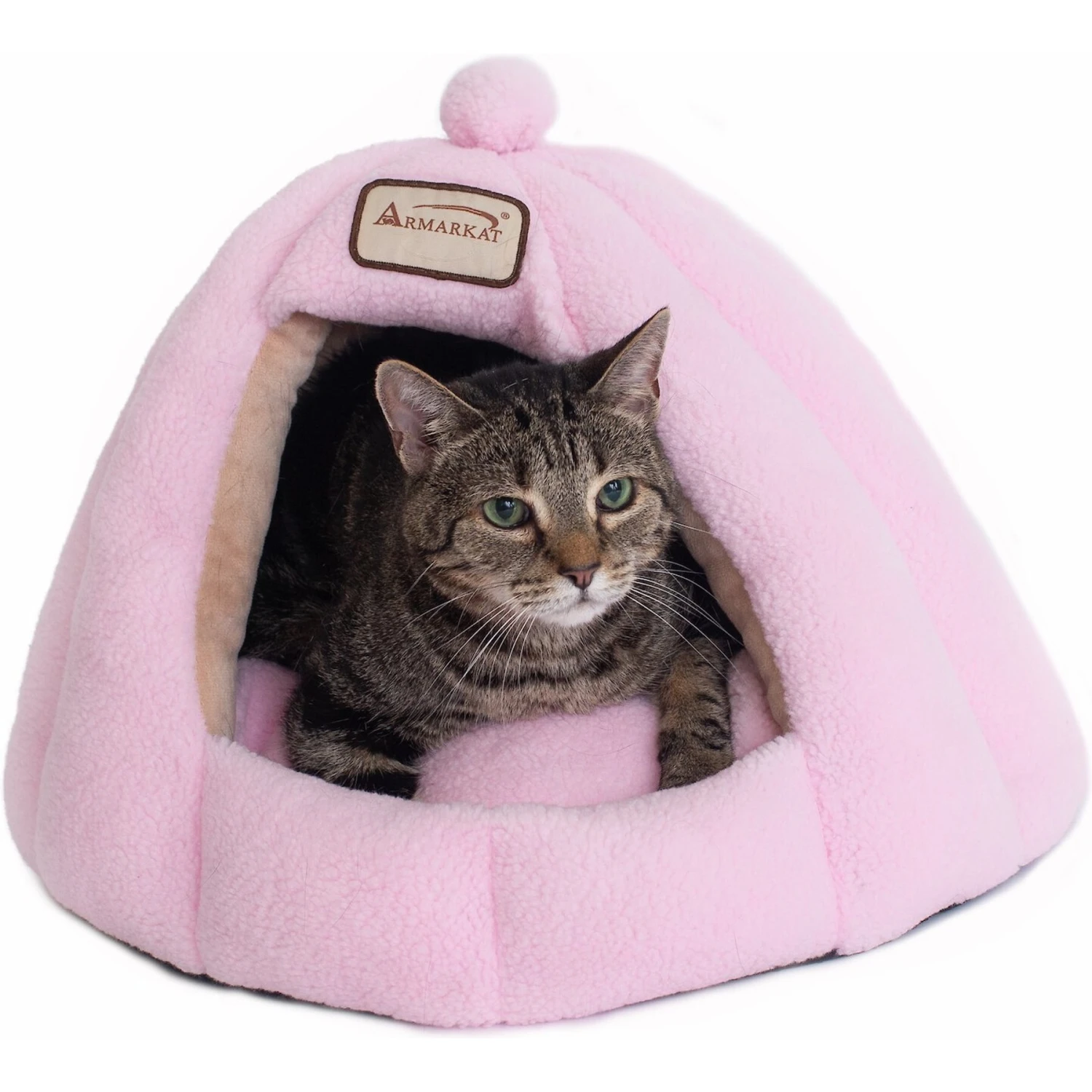 Armarkat Soft Pink Cat Bed 4 Armarkat Soft Pink Cat Bed - Image 2
