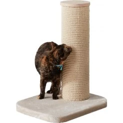Two By Two City Cat Deluxe European 24-in Faux-Fur Cat Scratching Post -Pet Supplies Store 251759 PT2. AC SS1800 V1600294884
