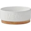 Frisco Round Meow Non-skid Ceramic Cat Bowl With Wood Base 1 Frisco Round Meow Non-skid Ceramic Cat Bowl With Wood Base -Pet Supplies Store 256078 MAIN. AC SS1800 V1615299727